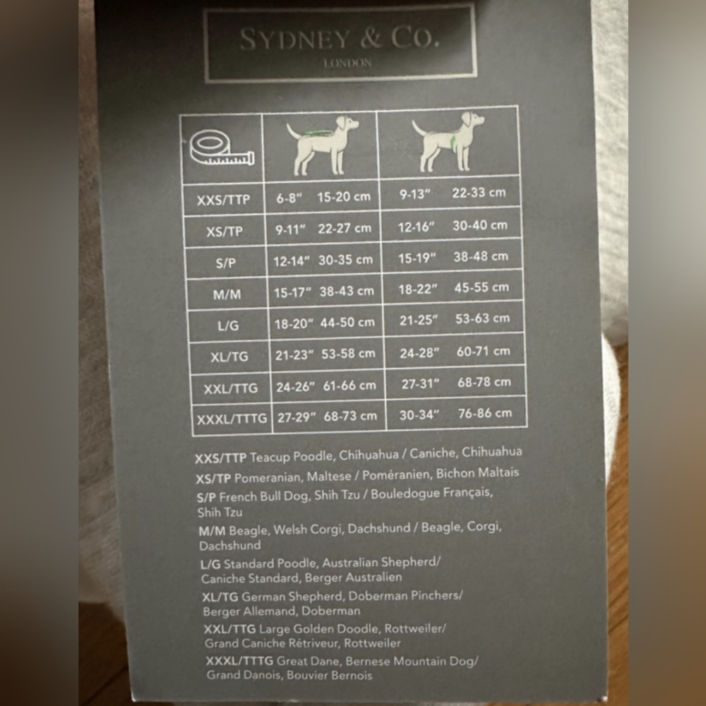 **SOLD** π3/$25π Sydney & Co Dog Pride Hoodie - Picture 7 of 7